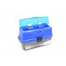 Ящик для снастей Tackle Box трехполочный NISUS цв. синий