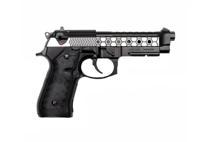 Пистолет страйкбольный WE M92 Hex Cut Gen.2 (CO2)